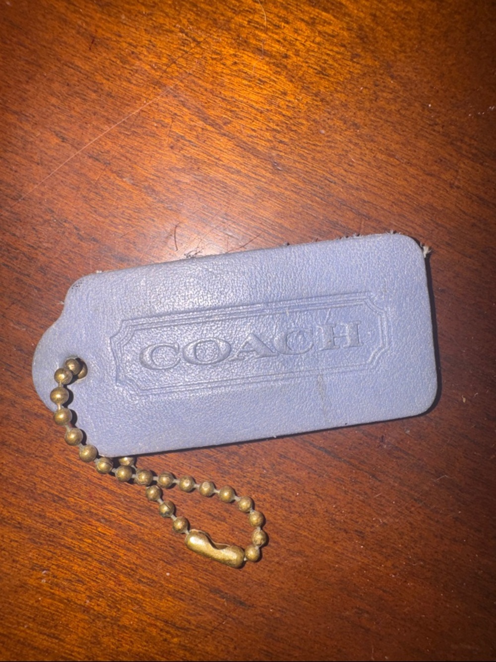Coach Vintage Double-Sided Periwinkle Hangtag - Picture 3 of 3